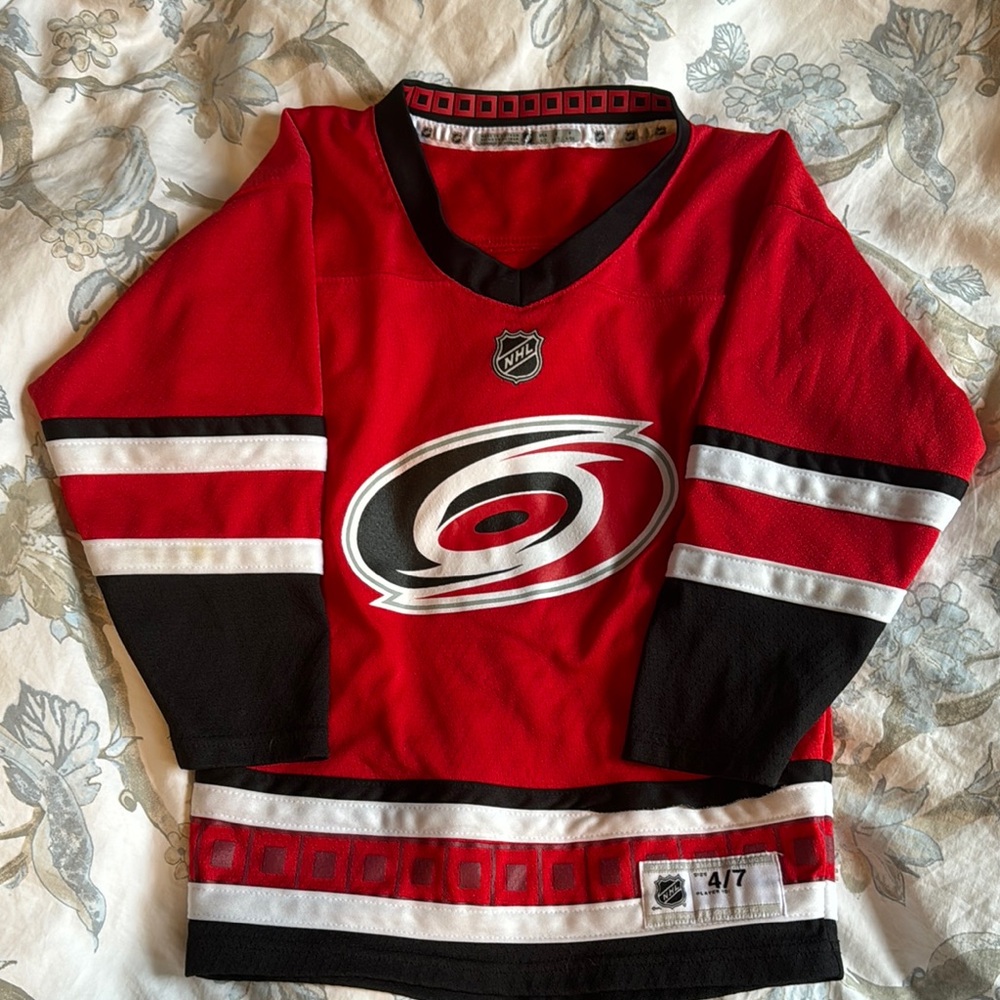 Red NHL Hockey Jersey